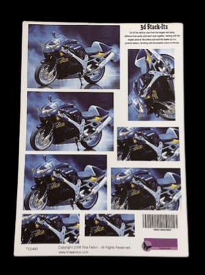 Motorbike 3D Stackers By Tina and Co - BOGOF