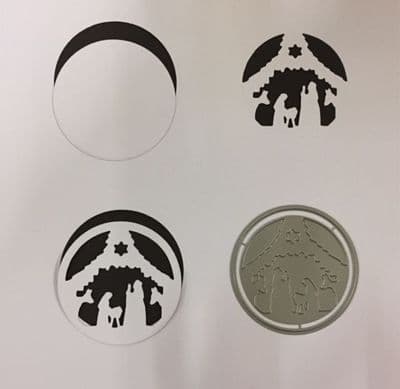 Nativity - Cut In or Cut Out Dies By Britannia Dies