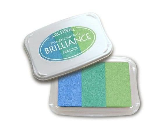 Peacock - Brilliance Pigment Ink Pad