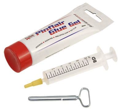 Pinflair Glue Gel 80ml with Syringe and Dispensing Key