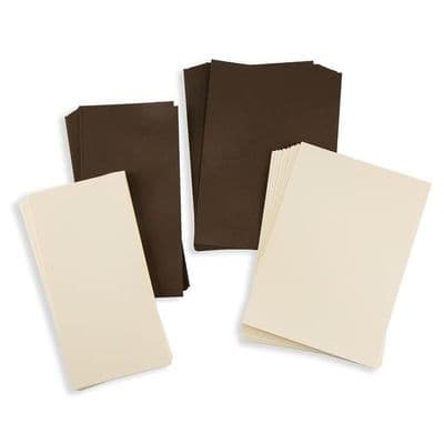 Pink Frog Crafts 6 Inch Memory Book Kit - True Brown & True Ivory