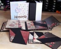 Pink Frog Crafts 8 Inch Memory Book Kit - True Red & True White