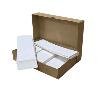 Pink Frog Crafts Antique White Mixed Textured Card Offcuts 300gsm 2kg Approx