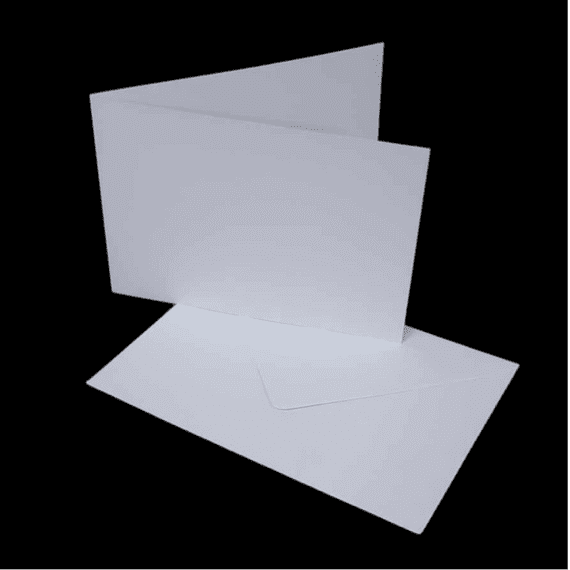Pink Frog Crafts C6 Landscape Super Smooth Cards & Envelopes 20 Pack