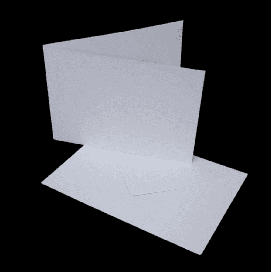 Pink Frog Crafts C6 Landscape Super Smooth Cards & Envelopes 20 Pack