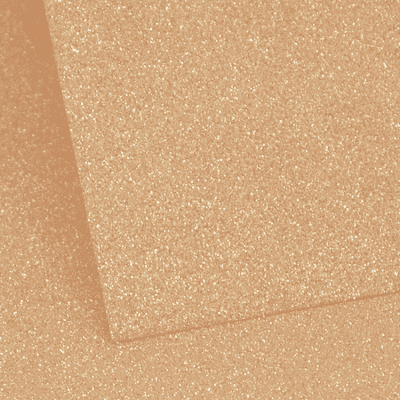 Pink Frog Crafts Champagne Non-Shed Glitter Card 285gsm