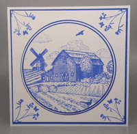 Pink Frog Crafts Country Scenes A5 Clear Stamp Set