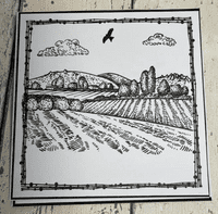 Pink Frog Crafts Country Scenes A5 Clear Stamp Set