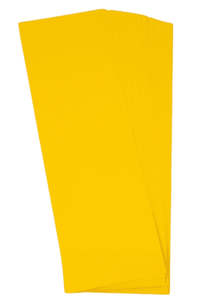 Pink Frog Crafts Daffodil Yellow Flower Making Paper 140gsm 20 Strips