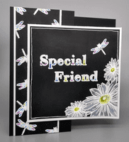 Pink Frog Crafts Daisies A5 Clear Stamp Set