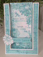 Pink Frog Crafts Daisies A5 Clear Stamp Set