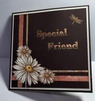 Pink Frog Crafts Daisies A5 Clear Stamp Set