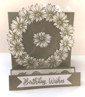 Pink Frog Crafts Daisies A5 Clear Stamp Set