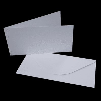 Pink Frog Crafts DL Landscape Super Smooth Cards & Envelopes 20 Pack