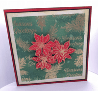 Pink Frog Crafts Festive Greetings A5 Clear Stamp Set