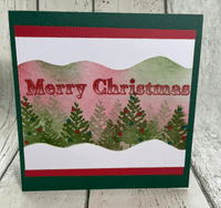 Pink Frog Crafts Festive Greetings A5 Clear Stamp Set