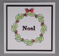 Pink Frog Crafts Festive Greetings A5 Clear Stamp Set