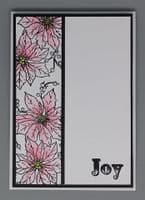 Pink Frog Crafts Festive Greetings A5 Clear Stamp Set