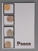 Pink Frog Crafts Festive Greetings A5 Clear Stamp Set