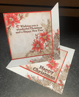 Pink Frog Crafts Festive Greetings A5 Clear Stamp Set