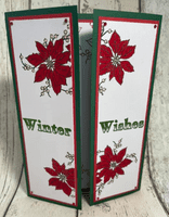 Pink Frog Crafts Festive Greetings A5 Clear Stamp Set