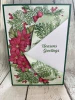Pink Frog Crafts Festive Greetings A5 Clear Stamp Set