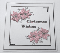 Pink Frog Crafts Festive Greetings A5 Clear Stamp Set