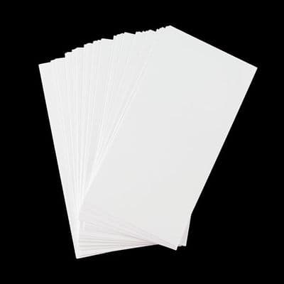 Pink Frog Crafts Ice White Unscored Card 300gsm 25 13cm x 26cm Sheets