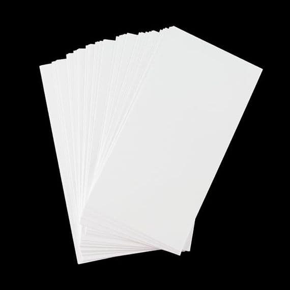 Pink Frog Crafts Ice White Unscored Card 300gsm 25 13cm x 26cm Sheets