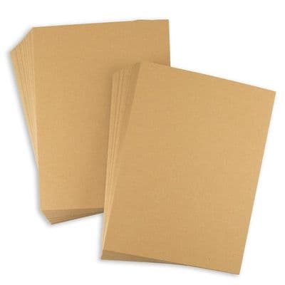 Pink Frog Crafts Kraft A4 Card 350gsm