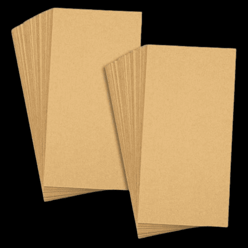 Pink Frog Crafts Kraft Unscored Card 350gsm 13cm x 26cm