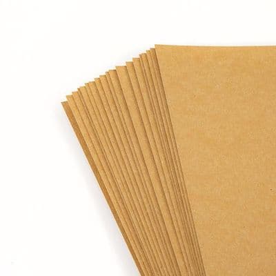 Pink Frog Crafts Kraft Unscored Card 350gsm 80 10cm x 40cm Sheets