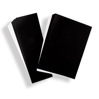 Pink Frog Crafts Medium Landscape / Portrait Memory Book Kit - True Black & True White