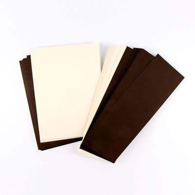 Pink Frog Crafts Medium Landscape / Portrait Memory Book Kit - True Brown & True Ivory