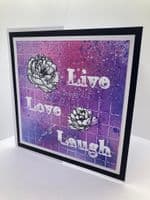 Pink Frog Crafts Memories & Moments A5 Clear Stamp Set