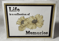 Pink Frog Crafts Memories & Moments A5 Clear Stamp Set
