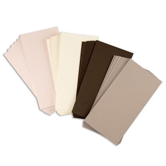 Pink Frog Crafts Neutral Card Collection 290gsm 60 13cm x 26cm Sheets