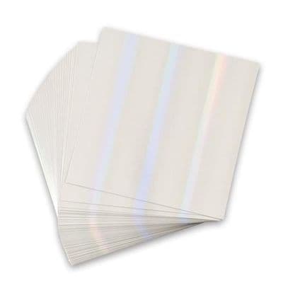Pink Frog Crafts Opal Holographic Card 220gsm 50 19.5cm x 19.5cm Sheets