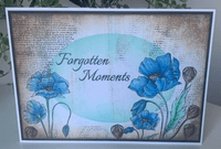 Pink Frog Crafts Precious Poppies A5 Clear Stamp Set