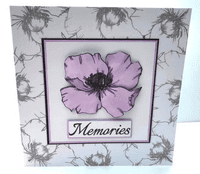 Pink Frog Crafts Precious Poppies A5 Clear Stamp Set