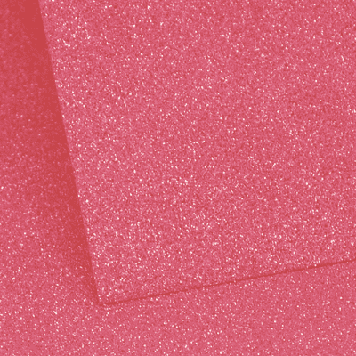 Pink Frog Crafts Raspberry Pink Non-Shed Glitter A4 Card 285gsm