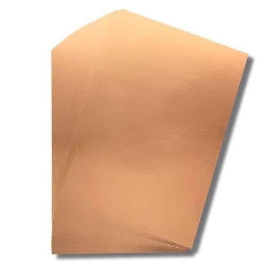 Pink Frog Crafts Rose Gold A4 Mirror Card 220gsm