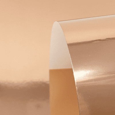 Pink Frog Crafts Rose Gold Mirri H Card 280gsm 5 12