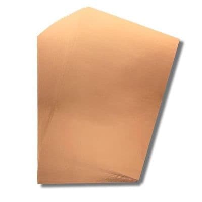 Pink Frog Crafts Rose Gold Mirror 220gsm 80 A5 Sheets