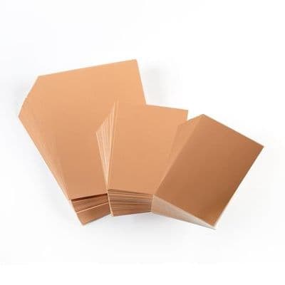 Pink Frog Crafts Rose Gold Mirror A5 & A6 Card Collection 220gsm 120 Sheets
