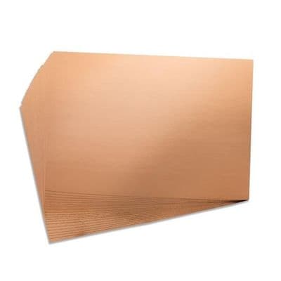 Pink Frog Crafts Rose Gold Mirror Card 220gsm 20 A3 Sheets