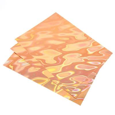Pink Frog Crafts Rose Gold Satin Gloss Card 240gsm 3 A4 Sheets