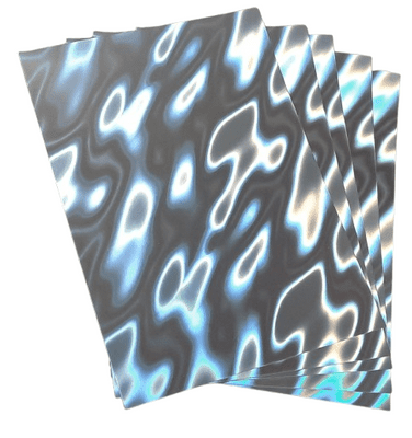 Pink Frog Crafts Silver Satin Card 350gsm Seconds 20 A4 Sheets - BOGOF