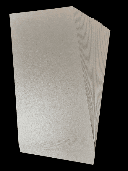Pink Frog Crafts Single Sided Oyster Pearl Unscored Card 300gsm 25 13cm x 26cm Sheets