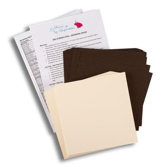 Pink Frog Crafts Size 8 Memory Folio Kit - True Brown & True Ivory